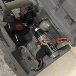 Craftsman Power tool set in large hard case (charger not included)