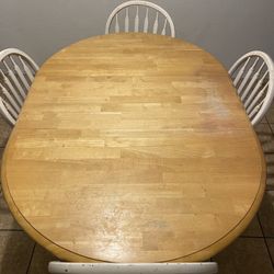 Dining Room Table, 4 Chairs