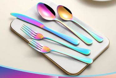 Piece Silverware Set, Flatware Cutlery Set