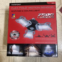 Fairpoint Flex, Fold Motion, Sensor, Garage And Ceiling Light Ultra Bright. 