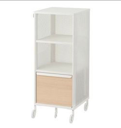 IKEA Bekant Storage Unit and Desk with Wheels