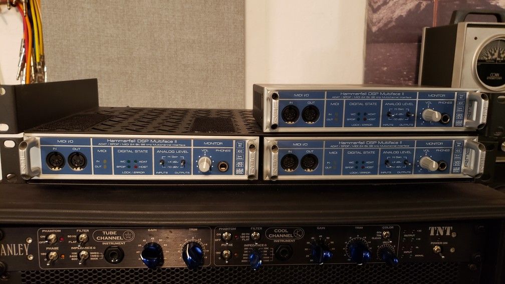 RME Hammerfall DSP Multiface II 2012 - Blue (3 Units with extras)