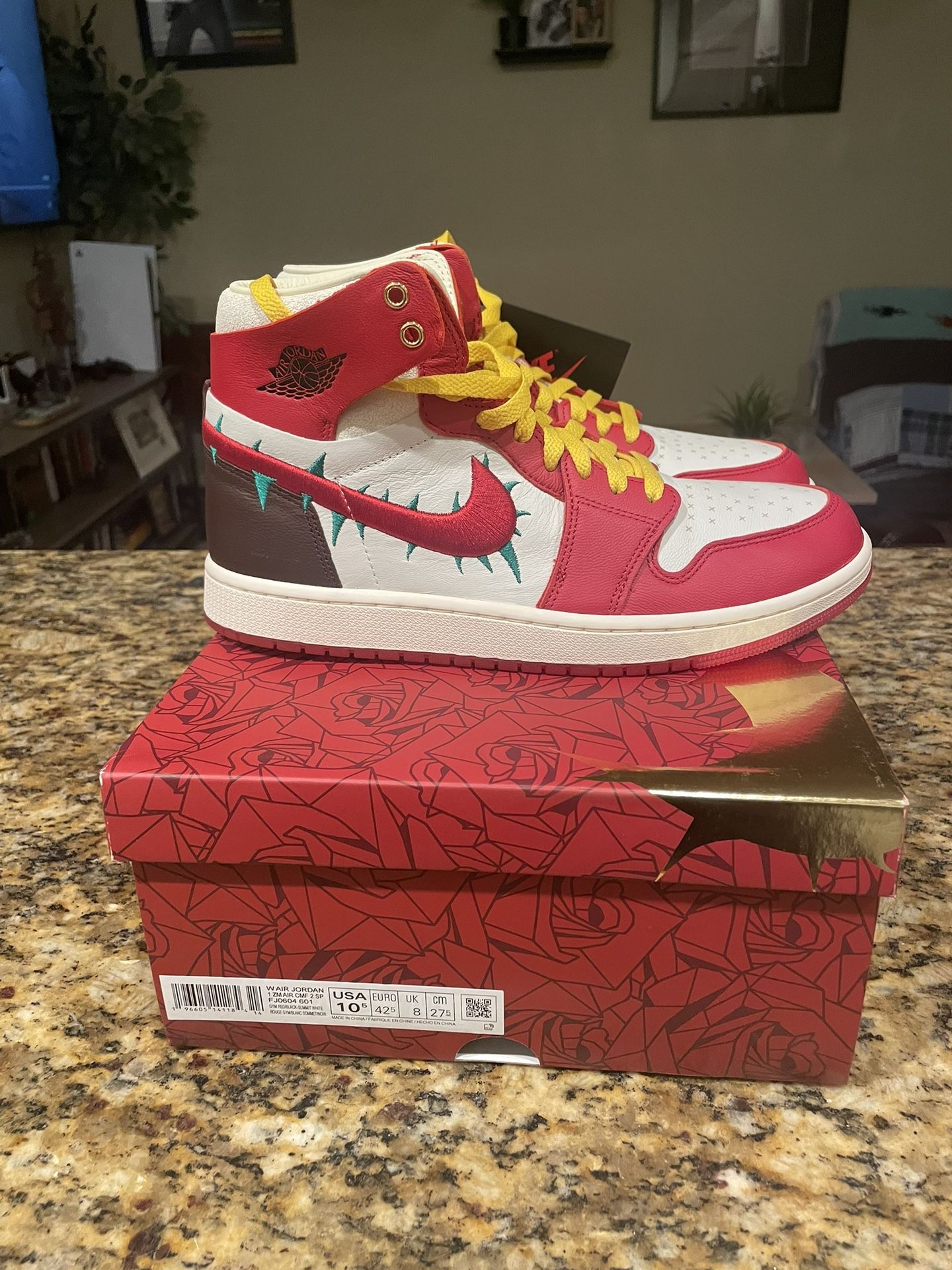 Jordan 1 Zoom Air CMFT 2 “Teyana Taylor” Size 10.5W/9M