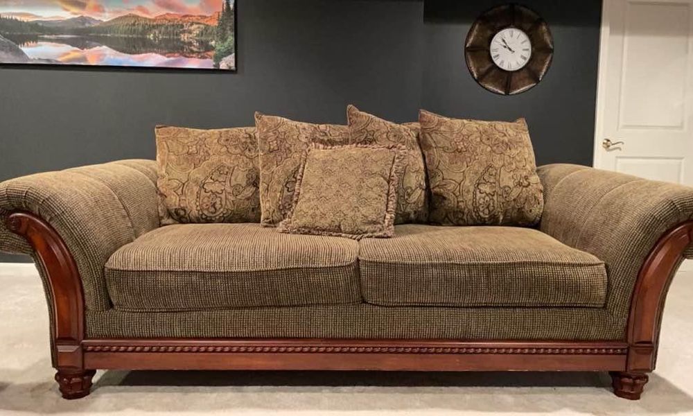 Couch And Loveseat Set With Pillows - Will Deliver