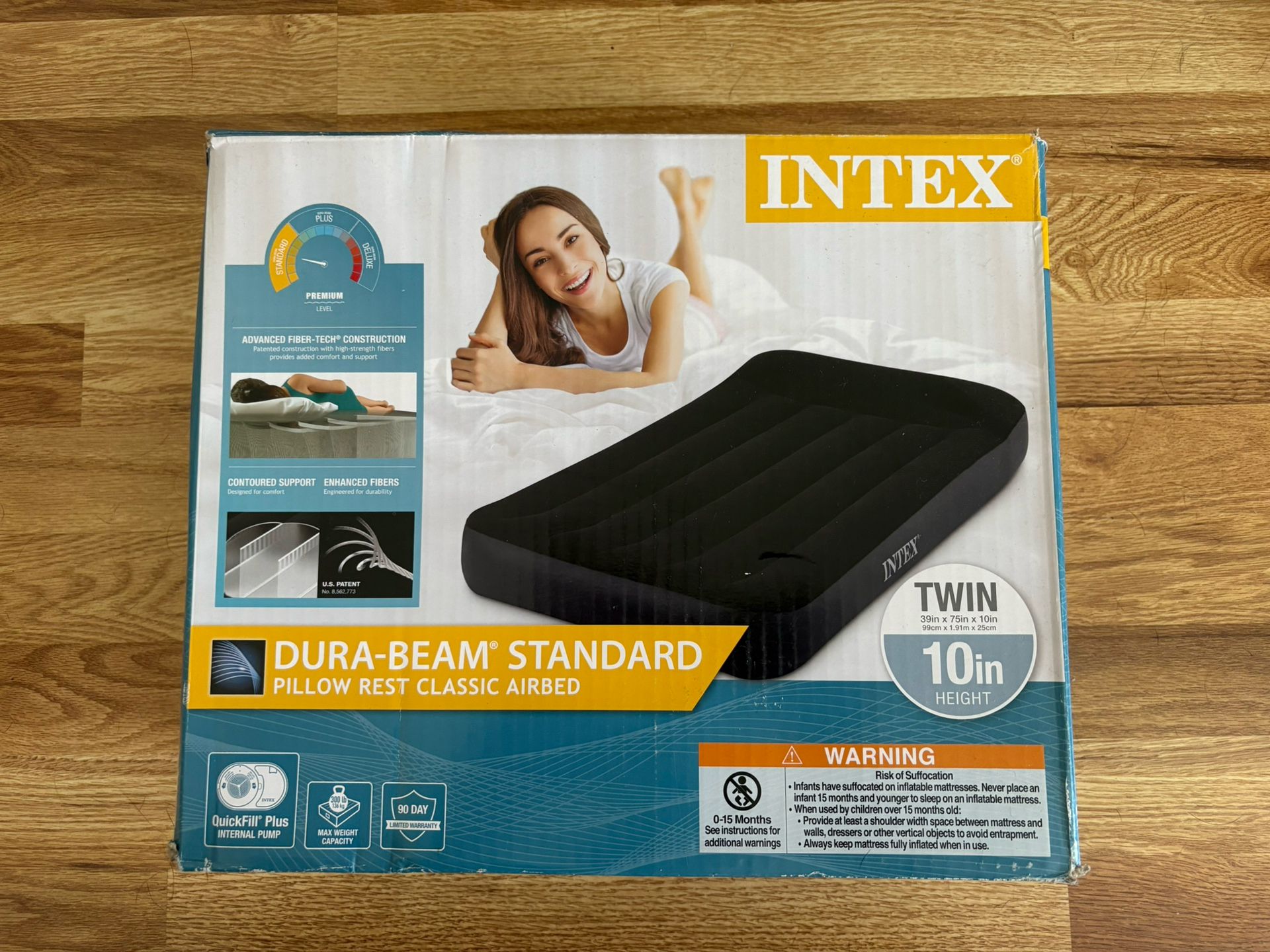 Intex Dura Beam Airbus w/ Internal Pump (Twin)