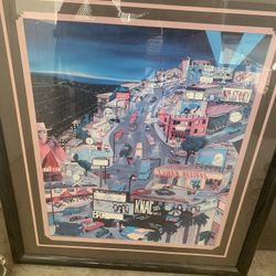 Sunset On Sunset Blvd  In Hollywood