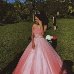 Pink quince / sweet 16 dress 