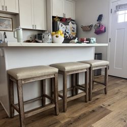 Bar Stools - Set Of 3