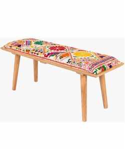 Beautiful upholstered entryway bench