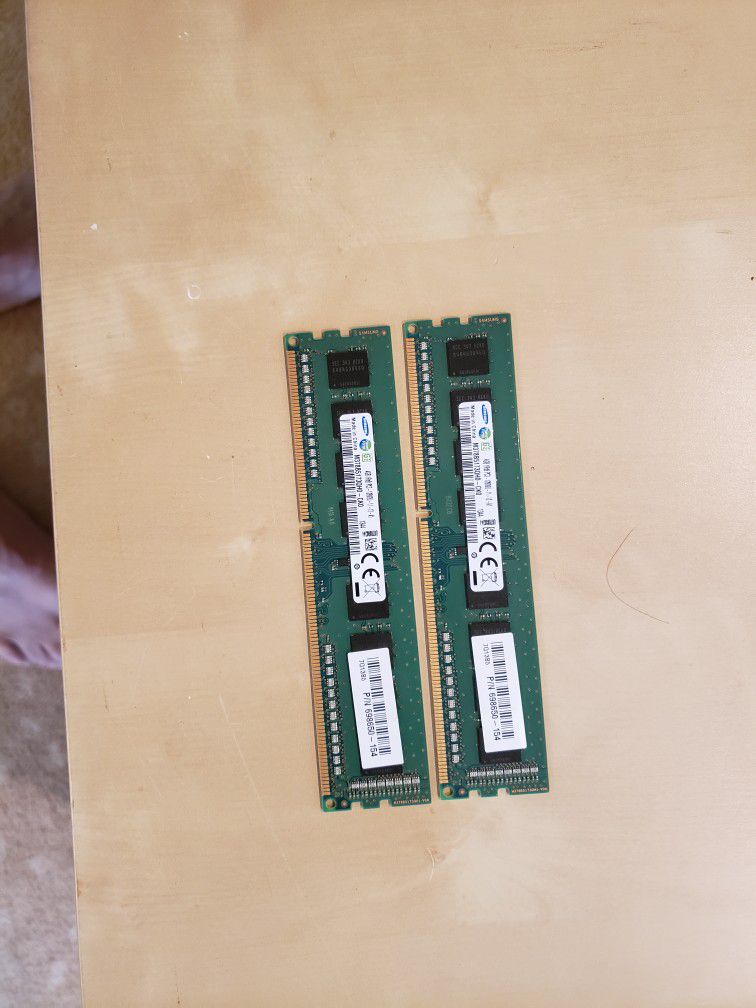 COMPUTER MEMORY 8GB PC3 2X4 DDR 
