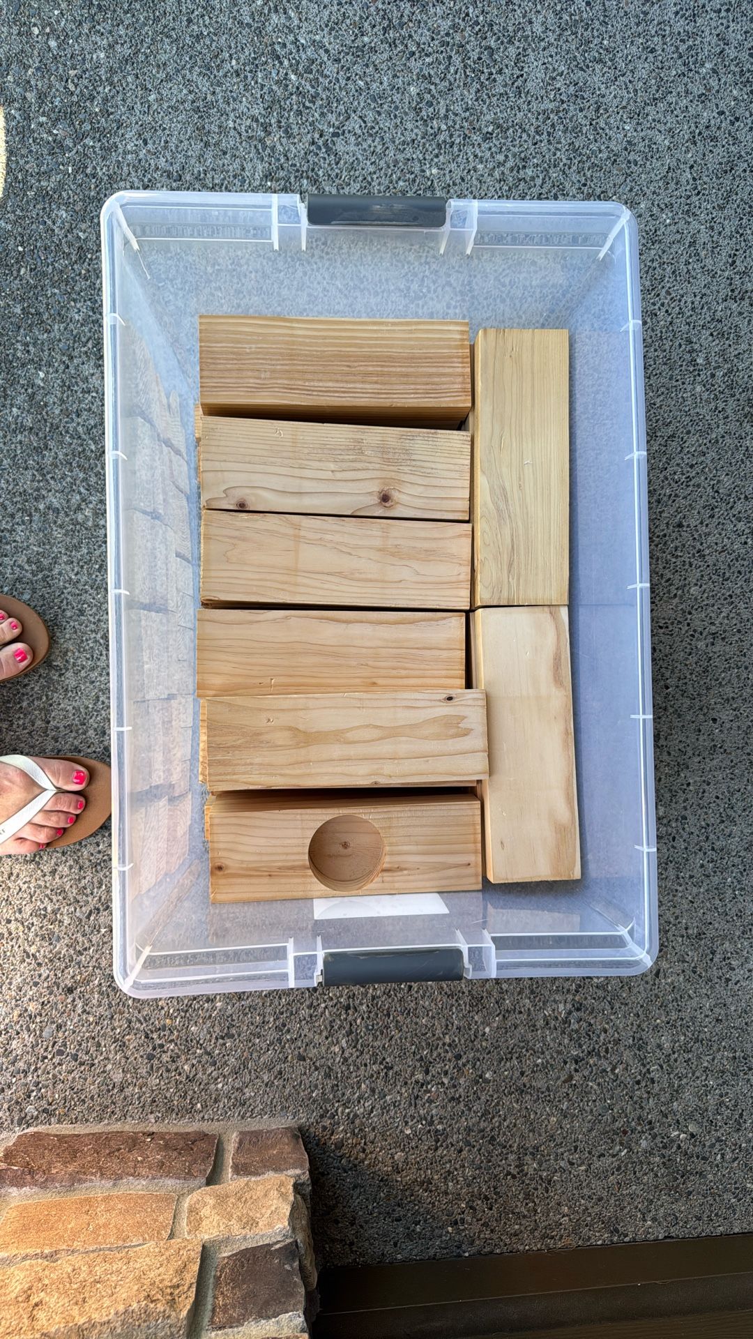 Giant Jenga set