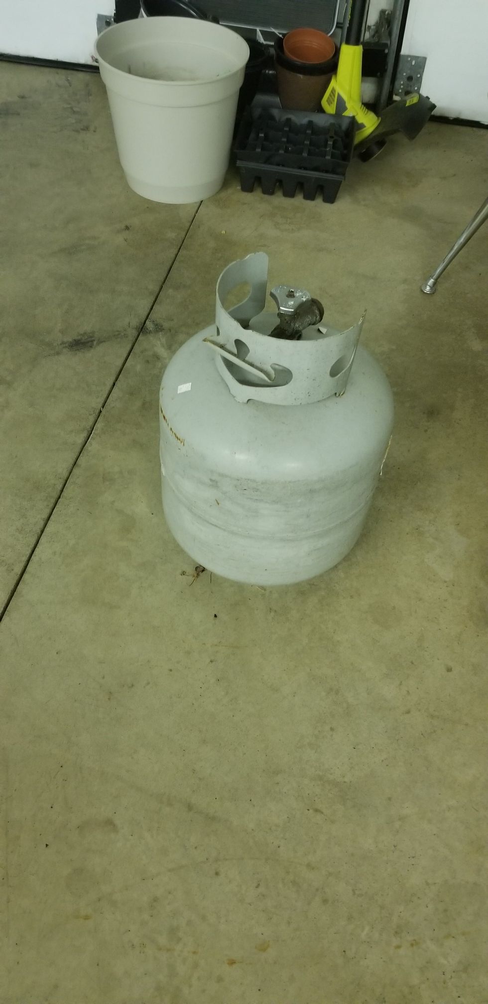 empty propane