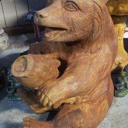 Cement Bear Dont Delete STATUES 