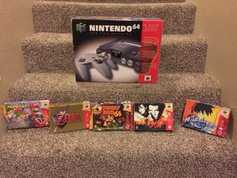 Nintendo 64 boxes