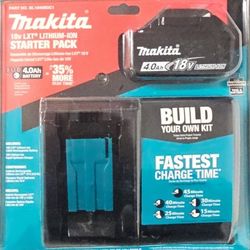 Makita 18v 4ah Battery And Charger 