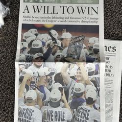 La Times Dodgers 2025 World Series Champs Game 7