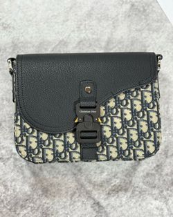 Beige doir messager bag