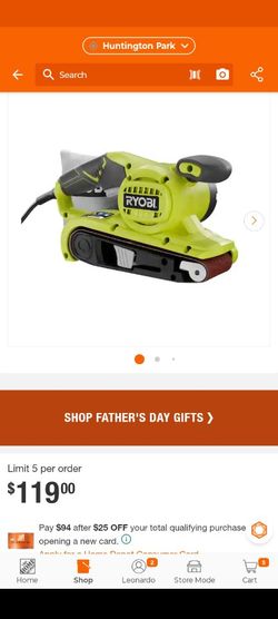 RYOBI
 Portable Belt Sander