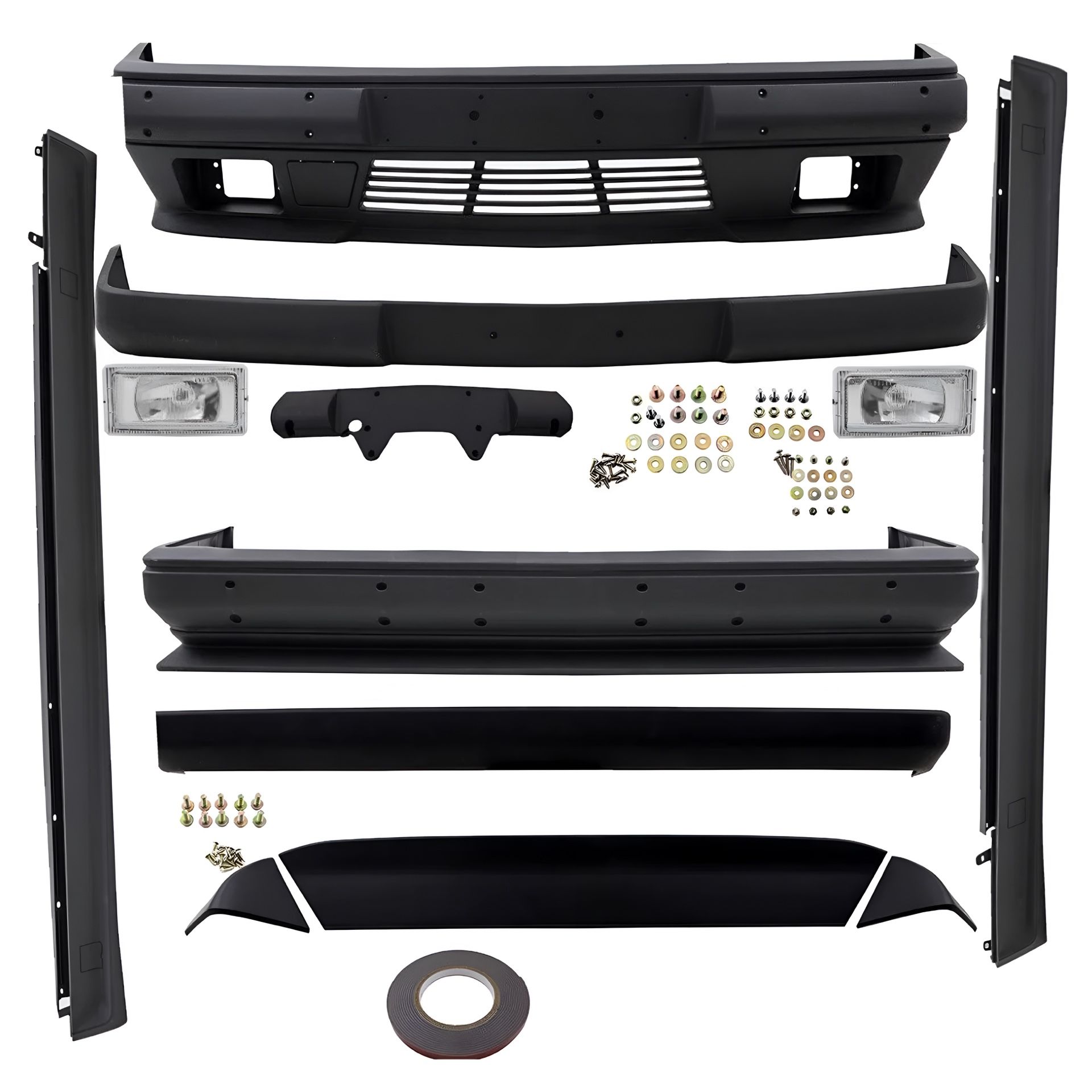 Mercedes Benz W124 AMG Hammer Style Complete Body Kit + Rear Spoiler