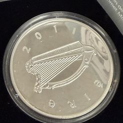 2011 IRELAND SILVER 15 EURO SALMON NGC PF 69 ULTRA CAMEO BEAUTIFUL SCARCE COIN