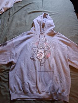 XXL "I Don't Fucking Care" Bear Hoodie