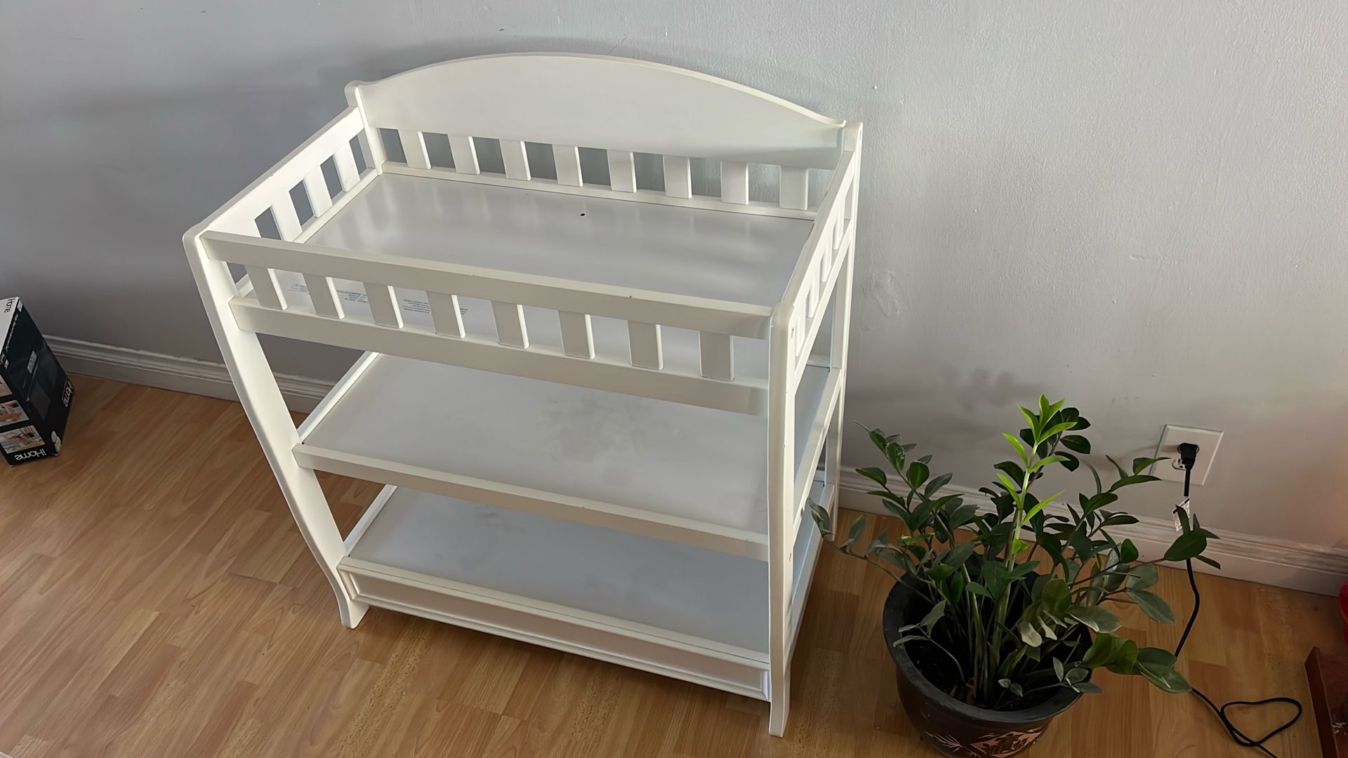 White Diaper Changing Table