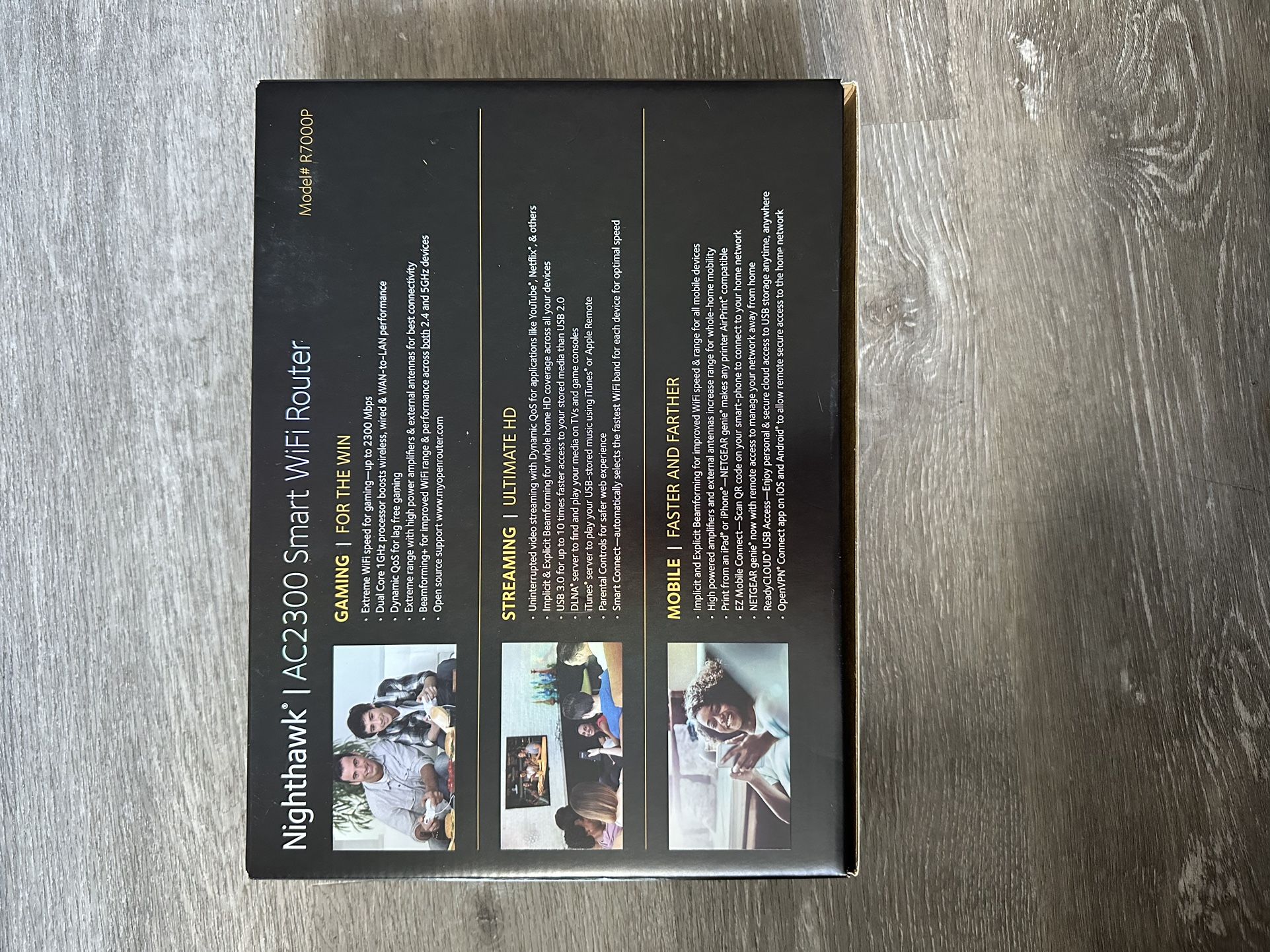 Nighthawk AC2300 Smart Wi-Fi Router Mode # R7000p