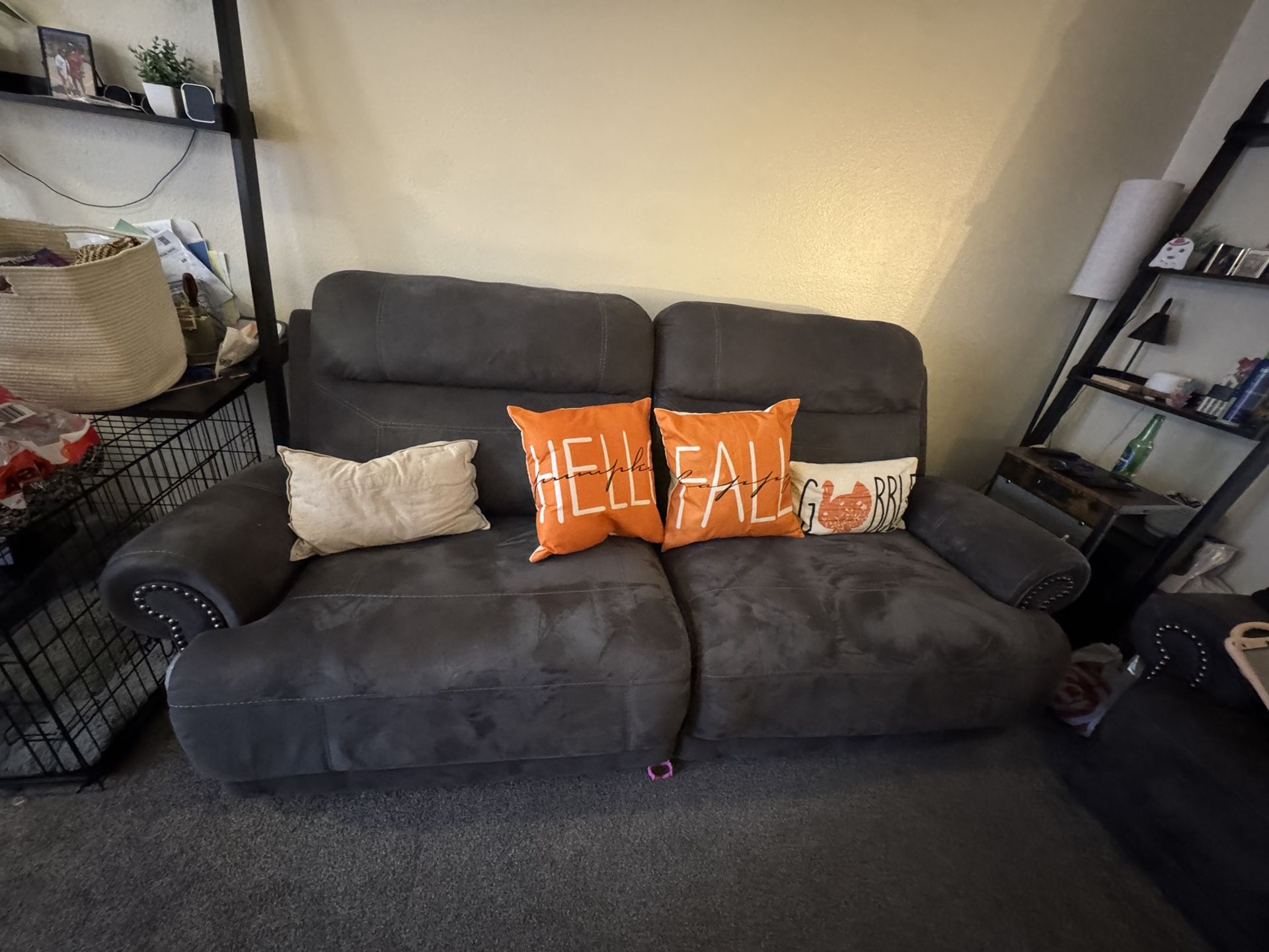 Electric Reclining Sofa & Loveseat 