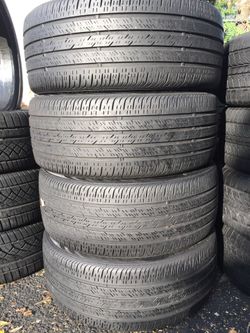 235/40/19 Continental set of used tires in great condition, 70% tread 250$ for 4 . Installation and balance available, wheel alignment available, roa