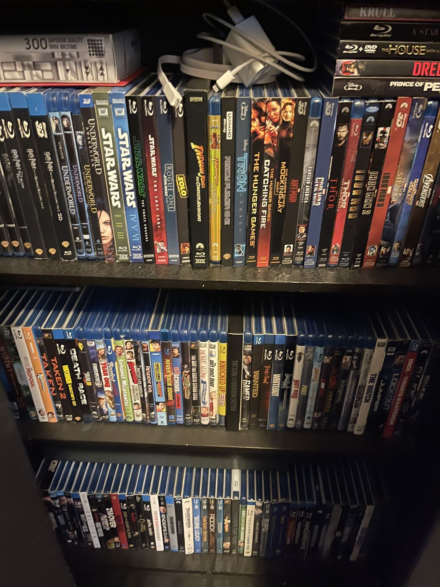 BluRays And Media Cabinet