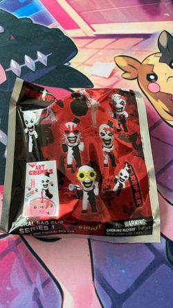 Terrifier Art the Clown Figural Bag Clip Series 1
