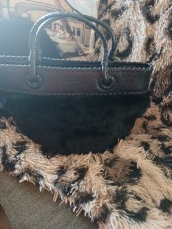 JESSICA SIMPSON FUR HANDBAG