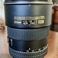 Nikon AF-S Nikkor 17-55mm f/2.8 G ED IF Autofocus APS-C Lens