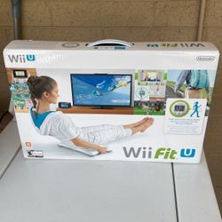 Nintendo Wii Fit U Fitness Game Balance Board Work Out Training Bundle