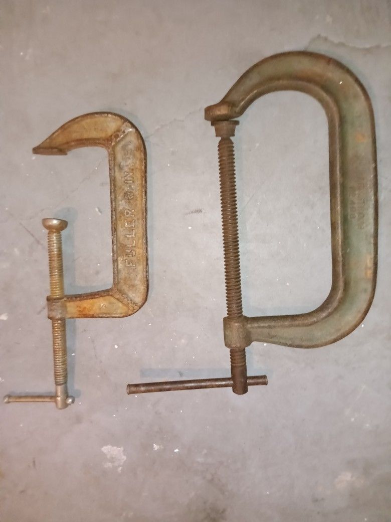 Vintage Armstrong & Fuller C Clamps (Large)