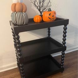 New. Little black Boho modern end table