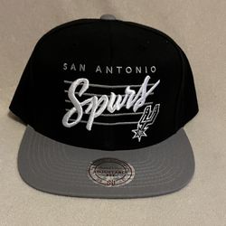 NEW MITCHELL & NESS SAN ANTONIO SPURS SnapBack Cap