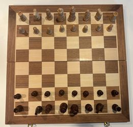Wooden chess   Full set. New. Board 15x15