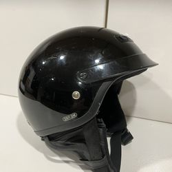   Z1R Motorcycle DOT Half Helmet (ZRP-2M) Black size;S, 6'' 7/8-7''