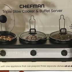 Triple Slow Cooker 
