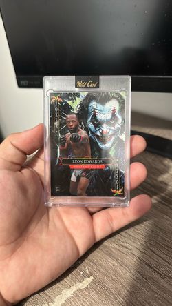 Leon Edwards Wild Card Joker 1/1 Trading Card