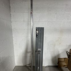 Kraft Tool Magnesium Concrete Bull Float 48" x 8" w/ Threaded Handle Bracket and threaded handle