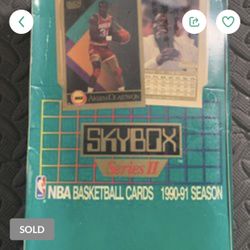 Vintage NBA Skybox Factory sealed 1990-91