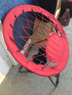 Foldable elastic chair