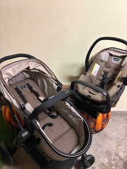 Even Flo pivot Stroller with car seat