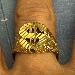 New 10kt $ Sign Ring