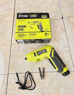 Ryobi USB Rechargeable Screwdriver KIT
