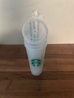 Starbucks Frosted Plastic Cup