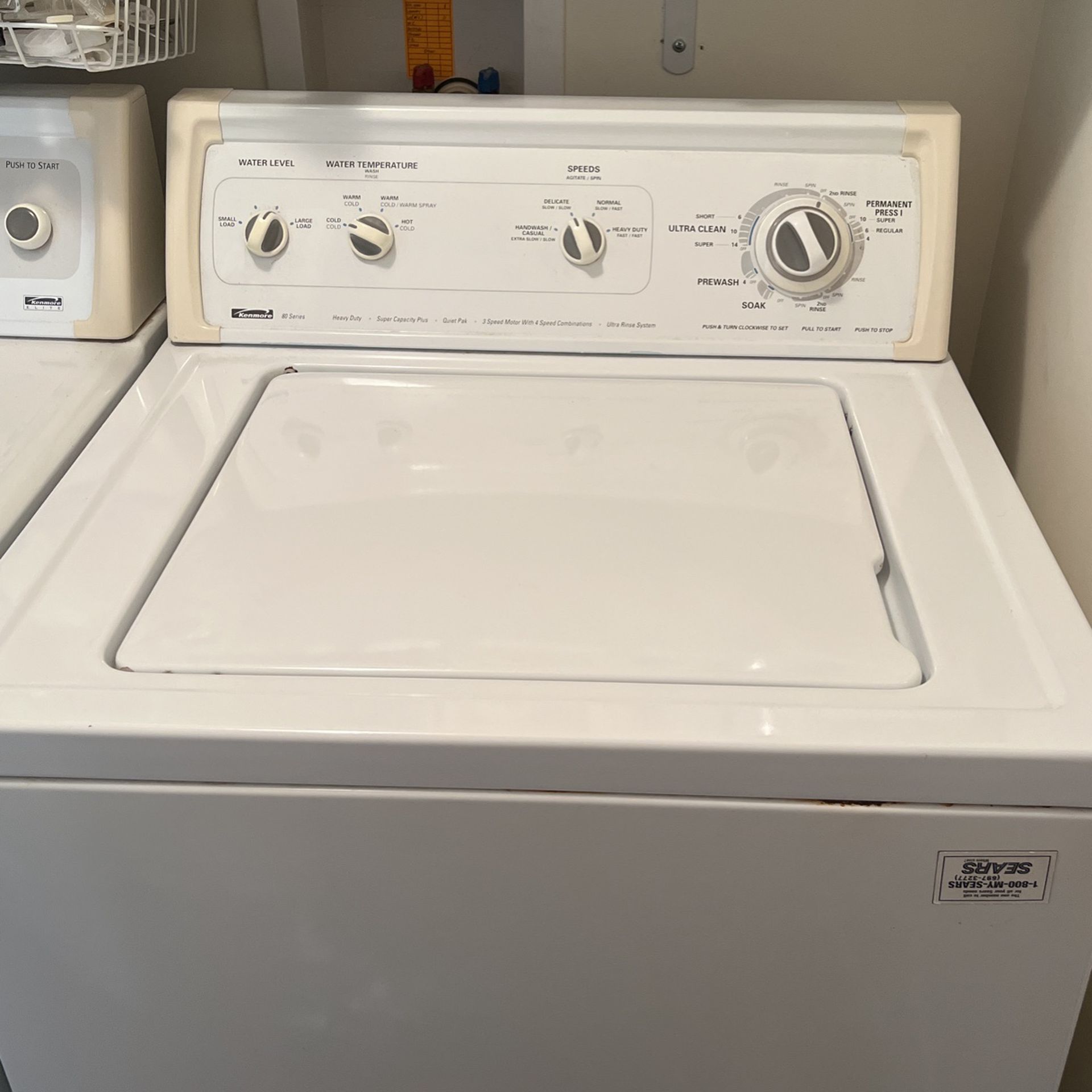 Washer- Sears  Kenmore, Dryer Also