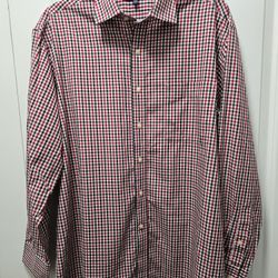 Tommy Hilfiger Long Sleeve Button Up Size L (16.5/35)